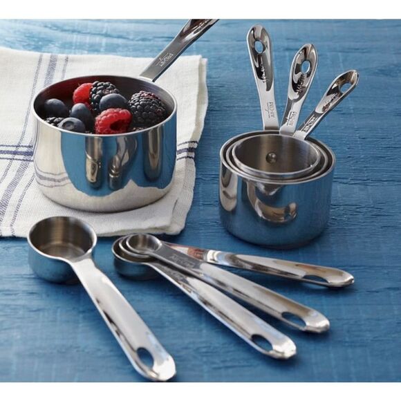 All-Clad Stainless Steel Measuring Spoon Set - Picture 2 of 4